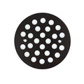 4-1/4 Inch Screw-in Round Floor Drain Cover Replacement Shower Drainer Grates (Black) - color: Black