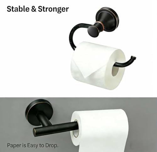 Oil Rubbed Bronze Toilet Paper Holder Bathroom Accessories Rotary Toilet Paper Reel European Wall Mount Rustproof (Oil Rubbed Bronze) - color: Oil Rubbed Bronze