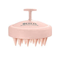 HEETA Scalp Massager Hair Growth, Silicone Scalp Scrubber Shampoo Brush for Exfoliation, Dandruff Removal & Head Massage Stress Relax, Wet & Dry Use for Thick, Thin Hair Care, Wheat Straw Light Pink - color: New Light Pink