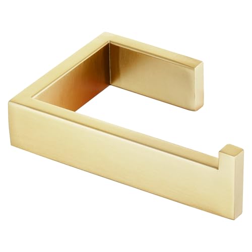 KOKOSIRI Toilet Paper Holder Gold Tissue Paper Dispenser for Kitchen Bathroom Washroom Toilet Roll Holder Wall Mounted Stainless Steel B2009BG - color: Brushed Gold