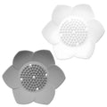2 Pack Silicone Soap Dishes with Draining, Shower Steamer Tray | Self Draining Soap Holder, Shower Steamer Tray, for Bathtub Sink Bathroom Decor