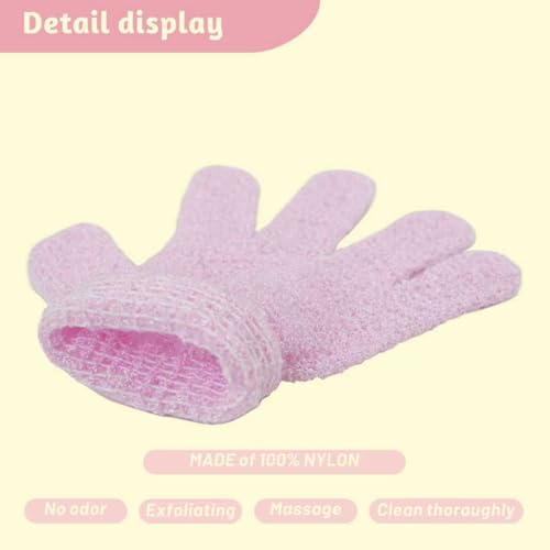 16 Pack Exfoliating Gloves, Body Scrubber Mitt for Dead Skin Removal in Shower, Men and Women - size: 1 Count (Pack of 16)