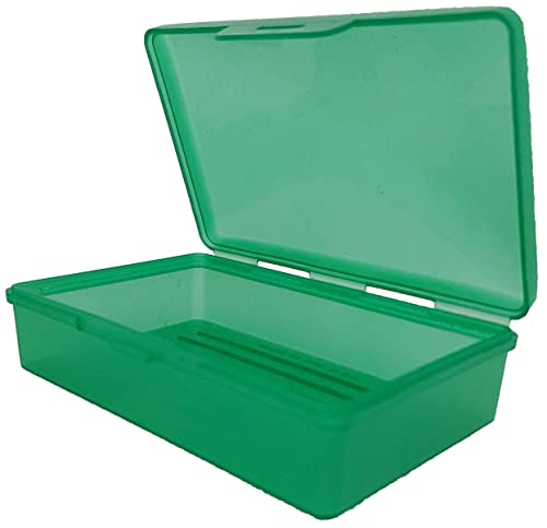 American Comb Green Toothbrush Covers & Soap Box Set - Matching Colors - Tooth Brush Cover Cap, Soap Dish Travel, Soap Dish Holder Travel - Plastic Portable Set with Cover - color: Green