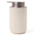BosilunLife Dish Hand Soap Dispenser - Liquid Pump Soap Dispenser for Bathroom Decro Aprcot 12oz Ceramic Kitchen Dish Dispenser with Rust-Proof Liquid Pump Modern Refillable Lotion Bottles - color: Aprcot Lotion Pump
