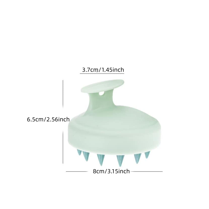 Hair Scalp Massager - Silicone Scrubber Shampoo Brush for Hair Growth & Dandruff Removal, Head Massager Exfoliator (1x Pink) - color: 1x Pink