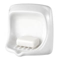 1 Pcs White Vintage Wall Mount Ceramic Soap Dish for Shower Wall, Space-Saving, Retro Ceramic Soap Holder, Self-draining Built-in Holder for Bathroom & Laundry Keep Dish Dry - style: Wall Mount