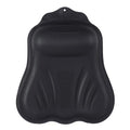 Goowin Bath Pillows for Tub, New Generation Skin-Friendly Silicone Bath Pillow, Luxury Bathtub Pillow for Head and Neck, Powerful Suction Tub Pillow for Bathtub with Inflatable Airbag (Black) - color: Black
