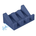 Silicone Soap Holder, 1 PCS Extended Soap Dish for Shower, Bathroom with Drainage - color: 1*royal Blue