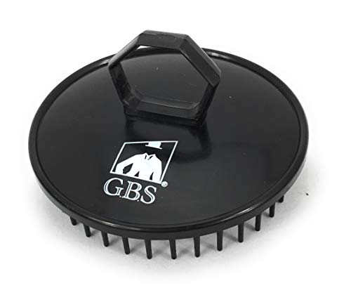 G.B.S Shower Shampoo Massage Brush No.100, Black - color: 1blk