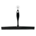 iDesign Bathroom Shower Squeegee, Black/Clear | Wall Hook Included - color: Black/Clear, style: Pack of 1