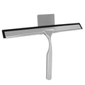 Squeegee for Shower Glass, 10-Inch Shower Squeegee for Glass Doors, All-Purpose Stainless Steel and TPR Rubber for Streak-Free Cleaning on Glass Shower Doors, Mirrors, Windows, Tile and Car Glass