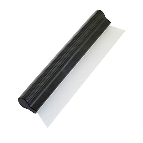 2 Pack 10 Inches Cleaning Water Squeegee Blades Soft Silicone Squeegee for Shower, Kitchen, Window and Car Glass