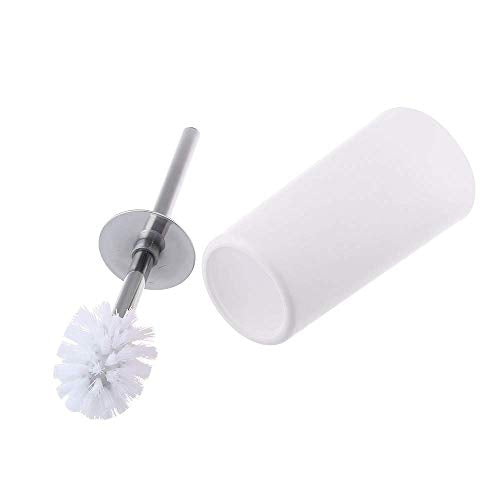 6Pcs Bathroom Accessory Tumbler Toothbrush Holder Bin Soap Dish Dispenser (White) - color: White