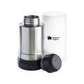 Tommee Tippee Portable Travel Baby Bottle and Food Warmer, Thermal Insulation, Stainless-Steel Flask with Leak-Proof Lid - size: 1 Count (Pack of 1), style: Portable