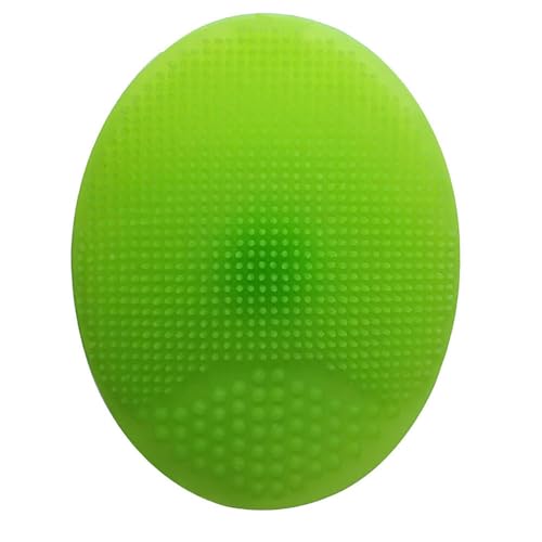 Baby Bath Brush, Baby Cradle Cap Brush, Silicone Massage Brush, Baby Comb, Children's Comb（3pcs） (Green) - color: Green