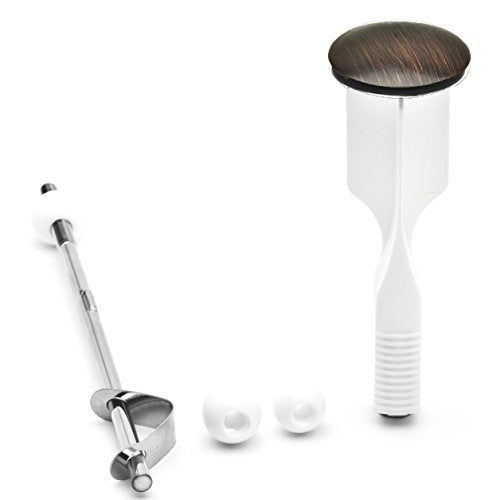 PF WaterWorks ClogFREE Universal Never Clog Pop-Up Stopper - Magnetic (Cap Dia 1.5 "); Oil Rubbed Bronze; PF0320 - color: Oil Rubbed Bronze, size: Cap Dia. 1.5 in. (Pack of 1)