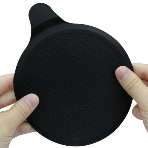 5.9" Shower Drain Plug, Rubber Drain Cover, Black Bathtub Drain Plug, Bathtub Drain Cover, Bathroom Sink Drain Cover, Kitchen Sink Drain Stopper (3 Pack) - color: Black