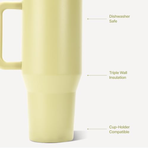 HydroJug Traveler 32oz, Insulated Tumbler with Handle & Straw, Olive - color: Olive, size: 32 Ounces