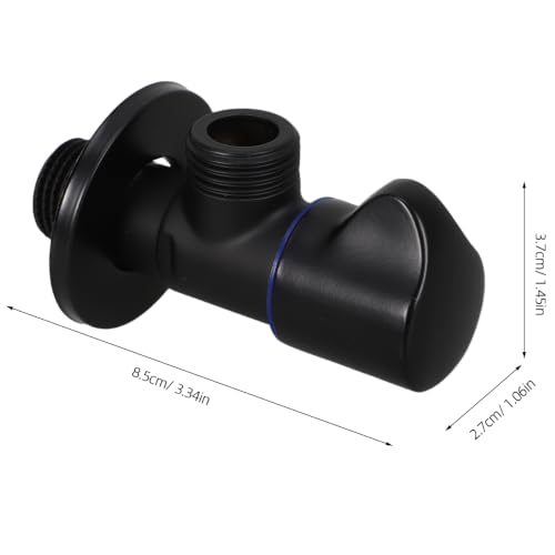 DOITOOL 2-Pack Flow Control Water Pressure Reducing Valve Hand Held Sprayer Shower Head Shut off Control 3.34X1.45X1.06In Compact Design for Bathroom Kitchen Plumbing