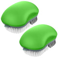 MR.SIGA Fruit and Vegetable Cleaning Brush with Non Slip Comfortable Grip, Pack of 2, Green - color: Green