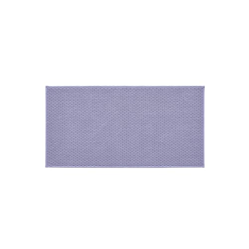 TYUU Bathroom Rugs Non Slip Washable, Super Absorbent Thin Bath Mat Quick Dry Low Pile Bathroom Rug, Lavender 24"x47" - color: Lavender, size: 2' X 3'11" (Rectangular)