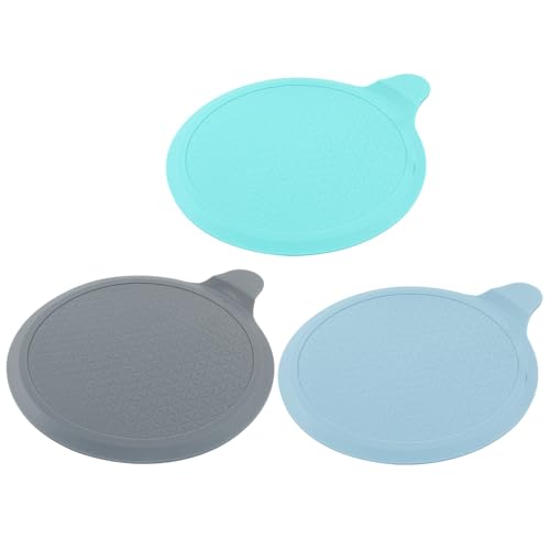 5.9" Shower Drain Plug, Rubber Drain Cover, 3 Colors Bathtub Drain Plug, Bathtub Drain Cover, Bathroom Sink Drain Cover, Kitchen Sink Drain Stopper (3 Pack) - color: Gray/Blue/Green