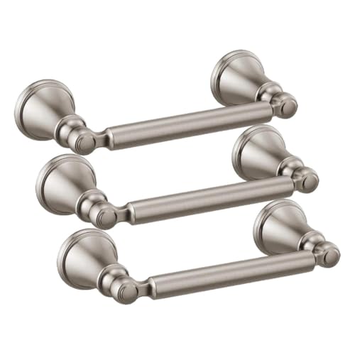 Delta Faucet 73250-SS Woodhurst Toilet Paper Holder, Stainless (Pack of 3) - color: Brilliance Stainless Steel, size: (Pack of 3)