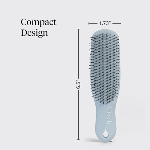 Kitsch Scalp Renewal Brush - Exfoliating & Scalp Massager for Hair Growth, Gentle Head Massage Brush to Remove Buildup, Boost Circulation & Relaxing Head Scrubber for Washing Hair - Haze Blue - color: Haze Blue