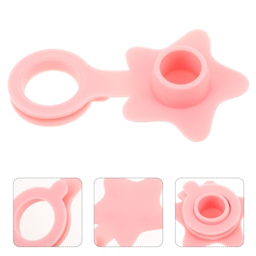 3pcs Silicone Bathtub Drain Stoppers with Star Pattern, General Tub Hair Stopper for 2.9-3cm Basin Hole, Leak-Proof Bath Plug Set for Residential and Commercial Bathrooms