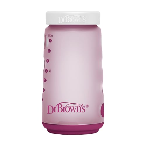 Dr. Brown's Silicone Baby Bottle Storage/Travel Caps, Secure Leakproof Lids, Fits 9 oz/270 mL and 5 oz/150 mL Silicone Bottles, BPA-Free, 2-Pack