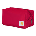 Carhartt Durable Travel Kit, Organize Essentials W/the Water Resistance Toiletry Bag, Industry Red (New Version) - color: Industry Red (New Version)