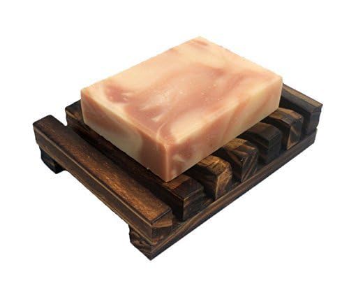 1 PCS Hawaii Style Bathroom Accessories Handmade Natural Wood Soap Dish Wooden Soap Holder