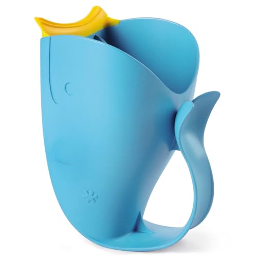 Skip Hop Baby Bath Rinse Cup MOBY Tear-Free Waterfall Rinser Blue Age 0+ - style: Moby Rinser Blue