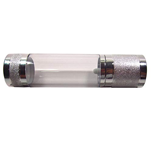 Tvoip 3Pcs/Lot 15ml 30ml 50ml Gold Pink Silver Glitter Diamond Airless Vacuum Bottles Luxury Emulsion Lotion Fragrance Perfume Spray Bottle (Silver) - color: Silver