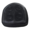 Inflatable Hot Tub Seat Booster with Suction Cups & Mesh Cover, Dual Use Inflatable Hot Tub Cushion Seat, Non Slip Blow Up Pillow Hot Tub Chairs Accessories for Adults Elderly Spa Bathtub - color: Black