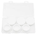 EASYEAH T-Shaped Silicone Rubber Hole Plug 31.3 mm/1-1/4 in Soft Flexible Rubber Stopper Tube End Cap Cover Waterproof Sealing Hole Plugs for Bottles Pipes, White, 6 Pcs - size: 31.3mm(1.25")