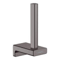 hansgrohe AddStoris Spare Roll Holder in Brushed Black Chrome 6-inch Accessories in Brushed Black Chrome, 41756340 - color: Brushed Black Chrome