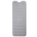 ENKOSI Large Non Slip Bathtub & Shower Mat - Extra Long 40 x 16 Inch, Anti Slip Bathmats for Bathroom Tub (40x16 Grey 1-Pack) - color: Gray