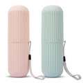 2 PCS Travel Toothbrush Case, Portable Business Trips Camping Wash Cup Holder Organizer, Unbreakable Tooth Brush Suit Organizer for Bathroom Daily Use