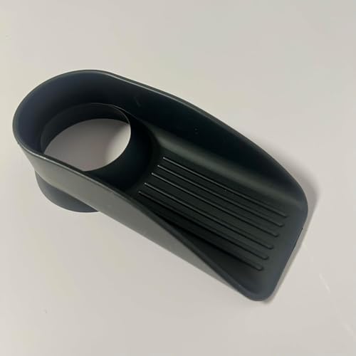 Air Gap Cover Water Ramp Silicone Splash Guard (Black) - color: Black