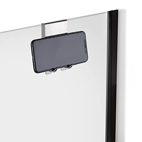 Taozun Over The Door Hooks - Stainless Steel Shower Towel Hooks, Squeegee Holder, Frameless Glass Shower Door, 2 Packs - color: Silver, size: 2 Pack