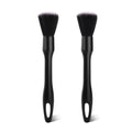 2PCS Car Detailing Brush Set, Ultra Soft Bristle Auto Interior Cleaning Brushes, Scratch-Free Dashboard Duster Kit for Vents, Leather, Screen, Console and Household Cleaning - size: 2PCS-B