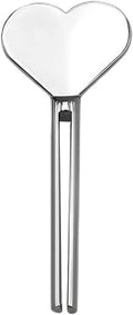 Silver Metal Manual Toothpaste Squeezer Heart Stainless Steel Dispenser Tube Squeezer Hand Cream Tube Key Roller Set Bathroom Accessories, Daily Living Tube Squeezing Aids, Tube Squeezers