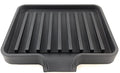 Silicone Soap Dish Tray and Sponge Holder with Drain Chute, Rectangular, Kitchen and Bathroom Sink Organizer (Black, 5.2"x4" (Set of 2), 7.2 Ounces) - color: Black, size: (SM) 5.2"x4" (2pcs)