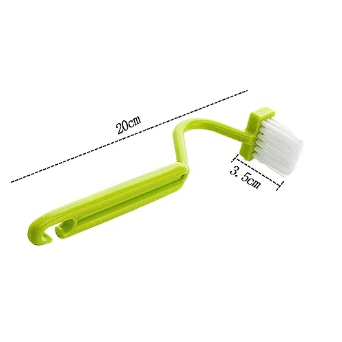 3 Pcs Plastic Curved Small Toilet Brushes Bathroom Plastic Cleaning Brushes Suitable for Cleaning Toilet Edges, Inner Rim and Corner Crevices.