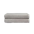 Cozy Earth Ribbed Bath Sheet Set - 60% Cotton 40% Viscose from Bamboo Bath Sheets - Soft & Absorbent Textured Ribbed Pattern - 2 Pack Light Grey - color: Light Grey, size: Bath Sheet