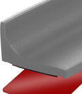 78 Inch Shower Threshold Water Dam, Silicone Barrier Shower Door Bottom Seal Strip, Self Adhesive Waterproof Barrier, for Kitchen Countertop Sink, Cooktop, Bathroom (Grey) - color: Gray, style: 78in
