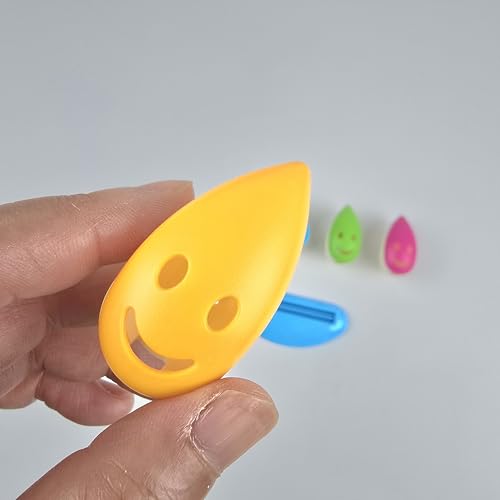 Toothbrush Holder with Suction Cup, 4 Pack Wall Mount Travel Toothbrush Covers for Bathroom Storage, Hygienic Ventilated Cap Case, Bonus Toothpaste Tube Squeezer Set, Oral Hygiene Accessories