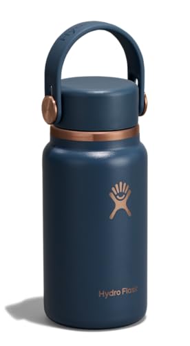 Hydro Flask Micro Bottle - Insulated Mini Leak Proof Flask for Purse or Pocket in 6.7 Oz Harbor Blue ARC - color: HARBOR BLUE ARC