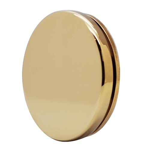 Westbrass Floating No-Hole Overflow Faceplate, Polished Brass, D980R-01 - color: Polished Brass, size: 1 Pack